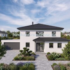 Stadtvilla 188 m² - Eingangsseite mit Haustür Stadtvilla 188 m² - Eingangsseite mit Haustür
