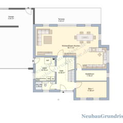 Stadtvilla 188 m² - Grundriss Erdgeschoss Stadtvilla 188 m² - Grundriss Erdgeschoss